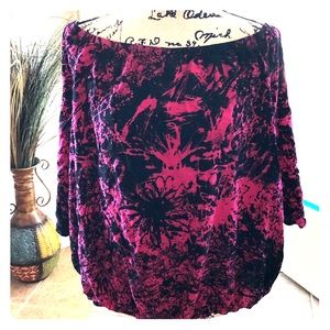 Lane Bryant Pink & Black Top Size 18/20